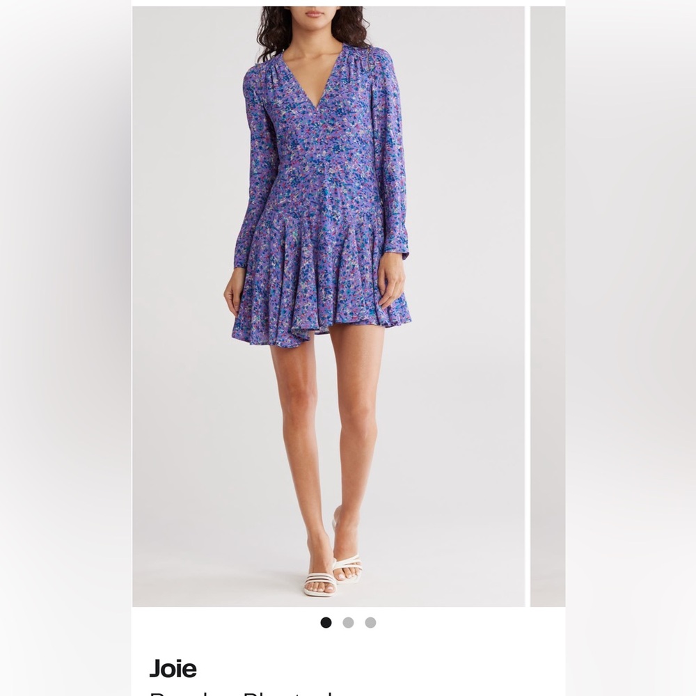Joie Multicolor Floral Skater Skirt